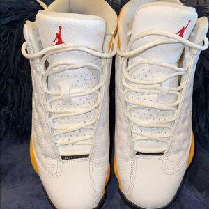 Nike Kids Sneakers White and Yellow